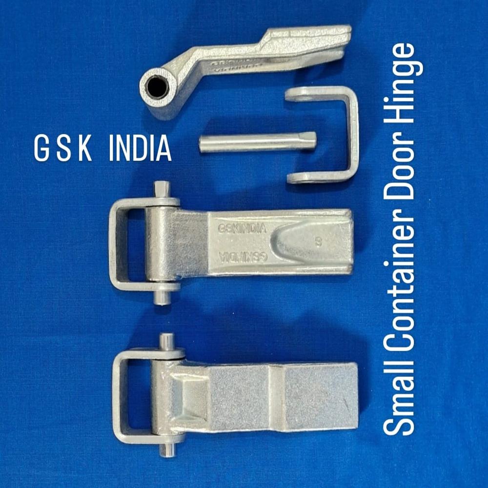 Container Hinge Small - Color: Silver