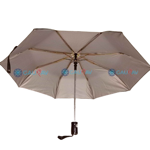 Black 22.5Inch Auto Gents 3 Fold Umbrella