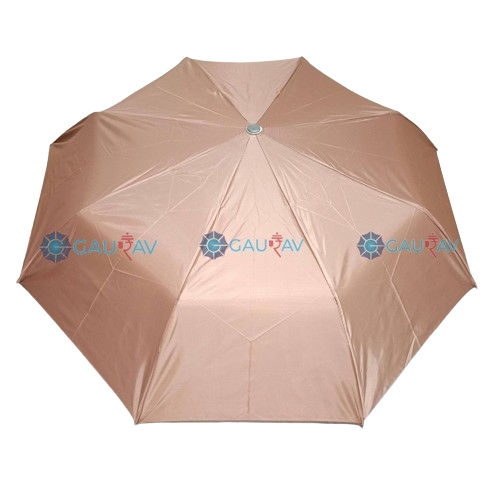 22.5inch  Women Mono 3 Fold Umbrella