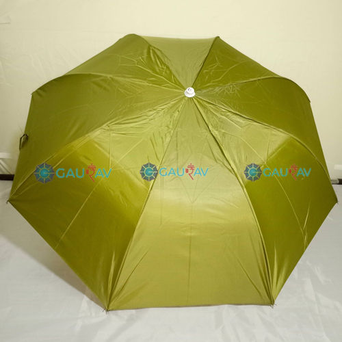 23x8inch Mono Silver 3 Fold Umbrella