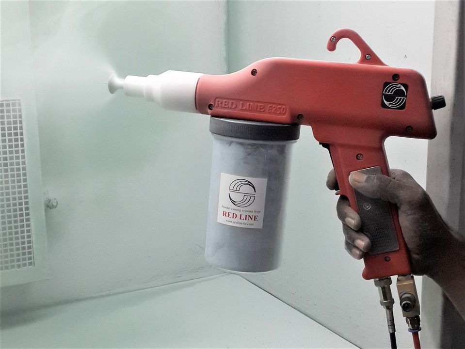 Red Line EZ50 - 50kV Powder Coating Cup Gun