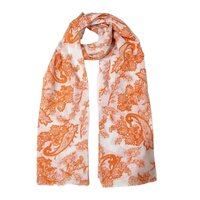 100% Flower Printed Modal Scarf - Size 70x180cm, Daily Use, Machine Made Design, Customizable Colors And Patterns Available