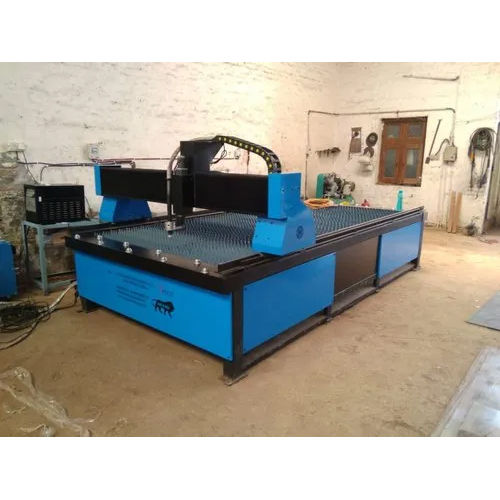 Blue Automatic Cnc Profile Cutting Machine