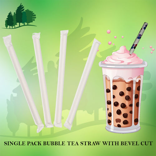 Single Pack Bubble Tea Straw