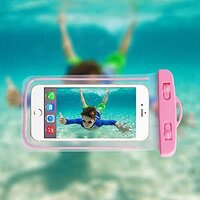 AMZING Premium Waterproof Mobile Cover Pouch Case Ultimate Protection for Your Smartphone Secure & Stylish Design Ideal for Pool Beach & Outdoor Activities for All Smartphones (Pack of 2) Multicolor