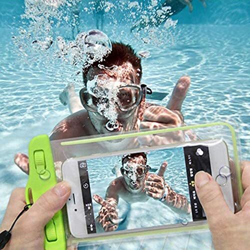 AMZING Premium Waterproof Mobile Cover Pouch Case Ultimate Protection for Your Smartphone Secure & Stylish Design Ideal for Pool Beach & Outdoor Activities for All Smartphones (Pack of 2) Multicolor