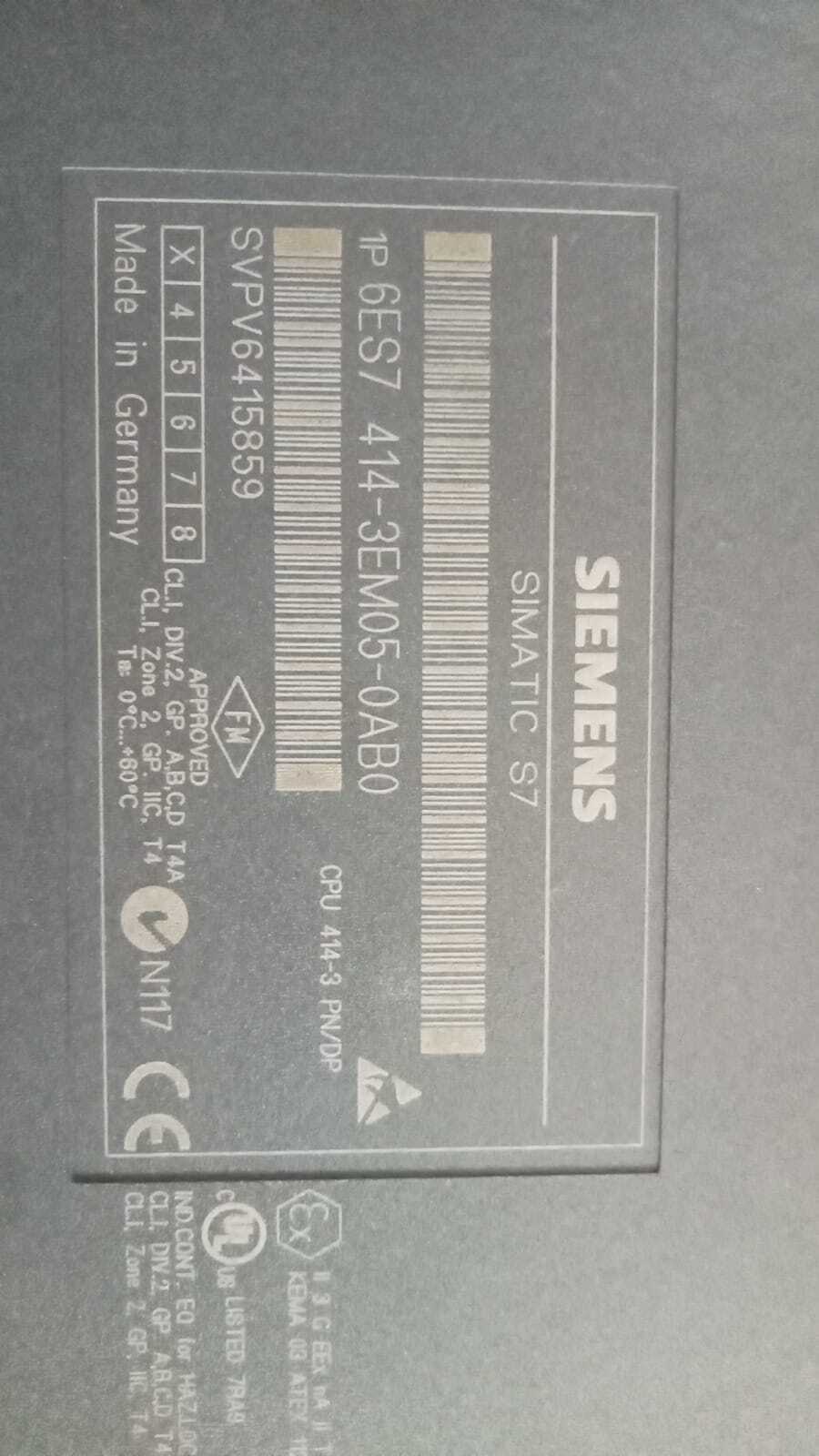 SIEMENS 6ES7 414-3EM05-0AB0 PLC