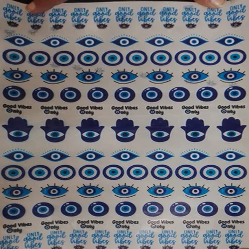 Evil Eye Dry Transfer Sticker