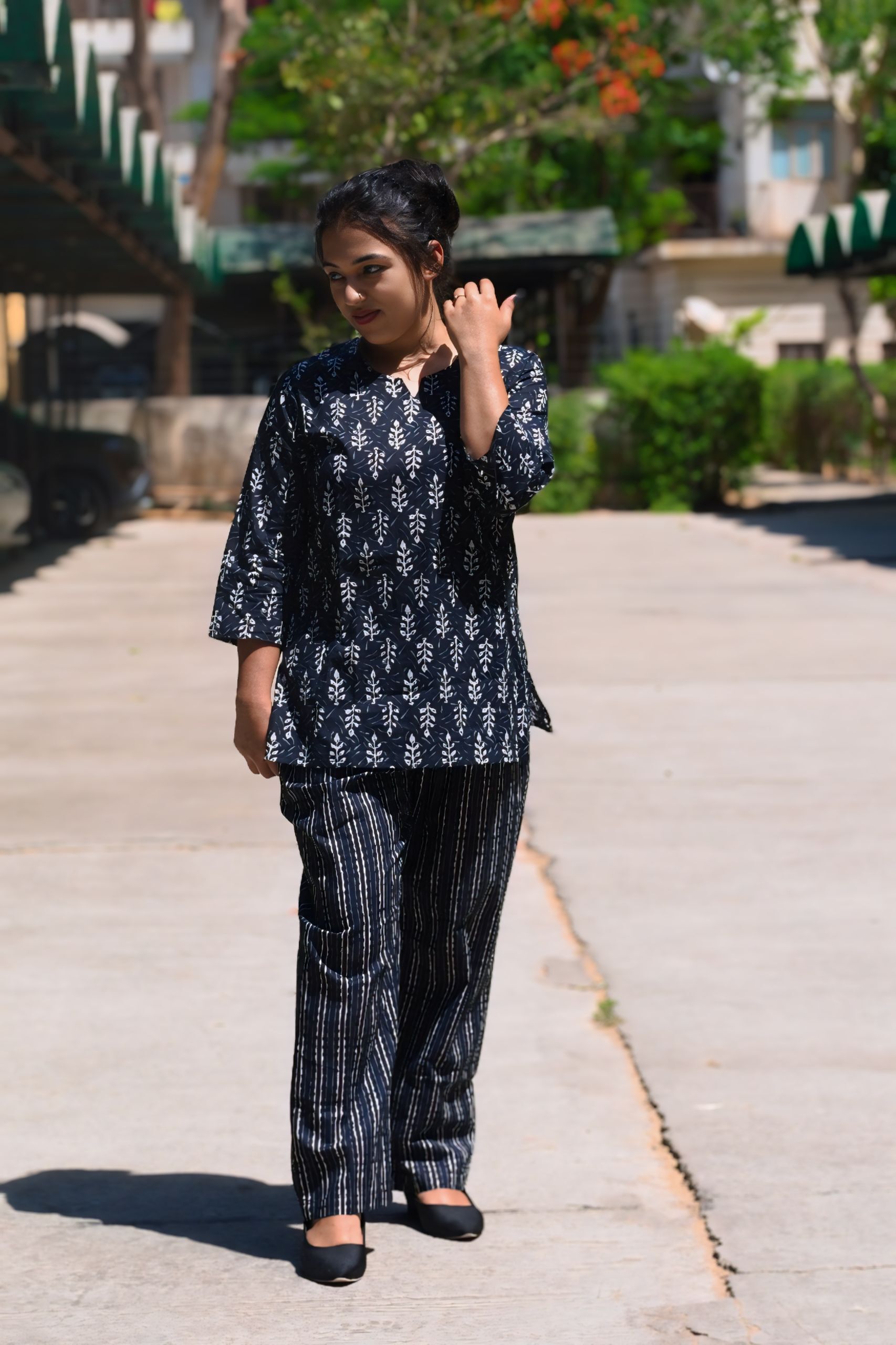 Cotton Printed Night Suit