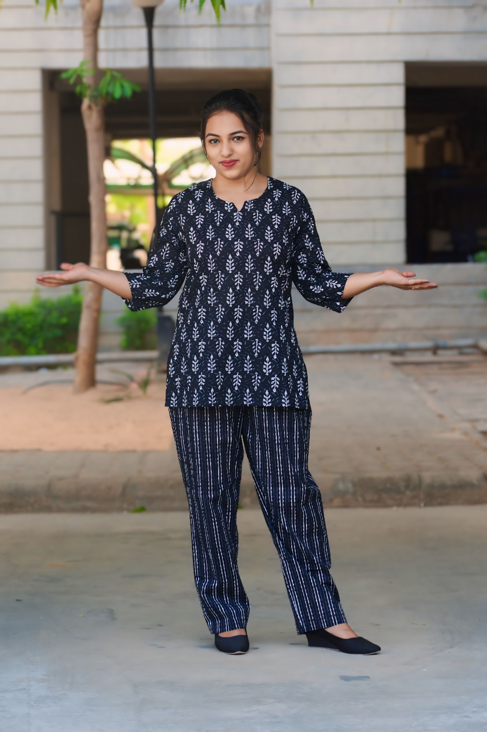 Cotton Printed Night Suit