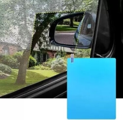 TAURPIUS Universal Car Accessories Rear View Mirror Anti Fog, Rainproof, Anti-Water Protective film Sticker for car