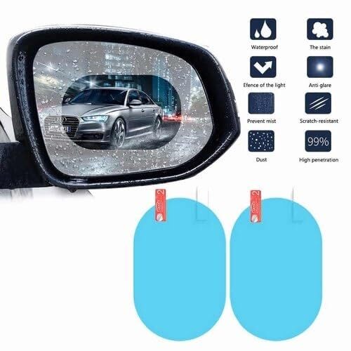 TAURPIUS Universal Car Accessories Rear View Mirror Anti Fog, Rainproof, Anti-Water Protective film Sticker for car