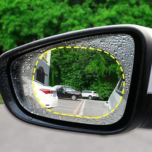 Universal Car Accessories Rear-View Mirror Waterproof Anti Fog Rainproof Anti-Water Protective Film Sticker for Car