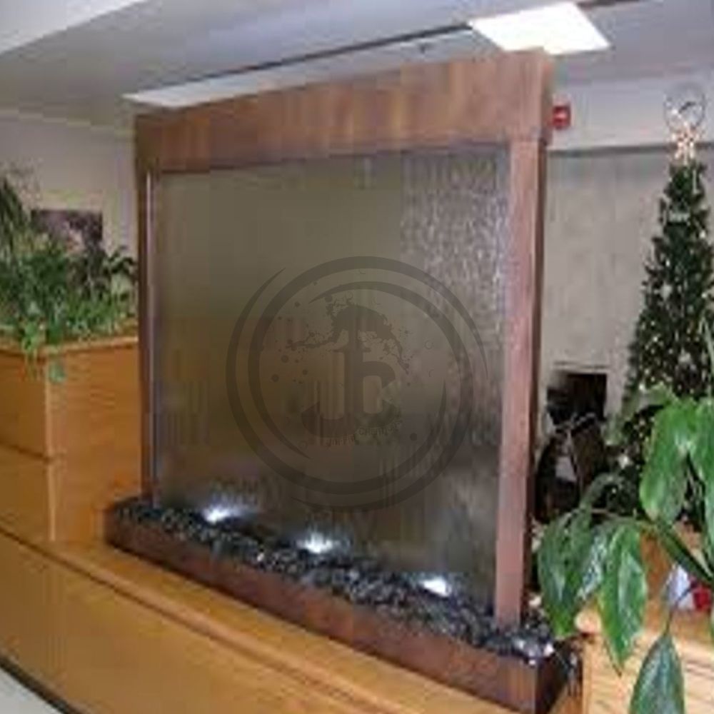 Glass Wall Fountain Indoor 8x10Ft