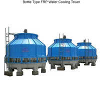 Bottle Type Frp Water Cooling Tower - Color: Blue