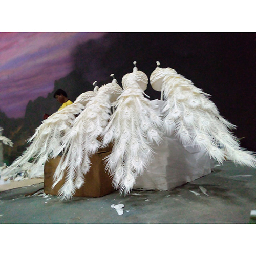 White Decorative Peacock