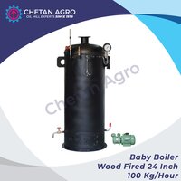 Chetan Agro Steam Baby Boiler Wood Fired 24 Inch Capacity : 100 Kg/hr