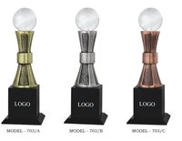 Antique Bronze Trophies - Base Material: Mdf Wood