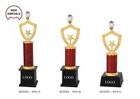 Multi Star Diamond Trophy - Base Material: Mdf Wood