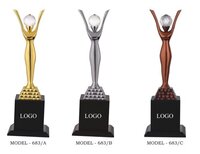 Metal Statue Trophy - Color: All Colors