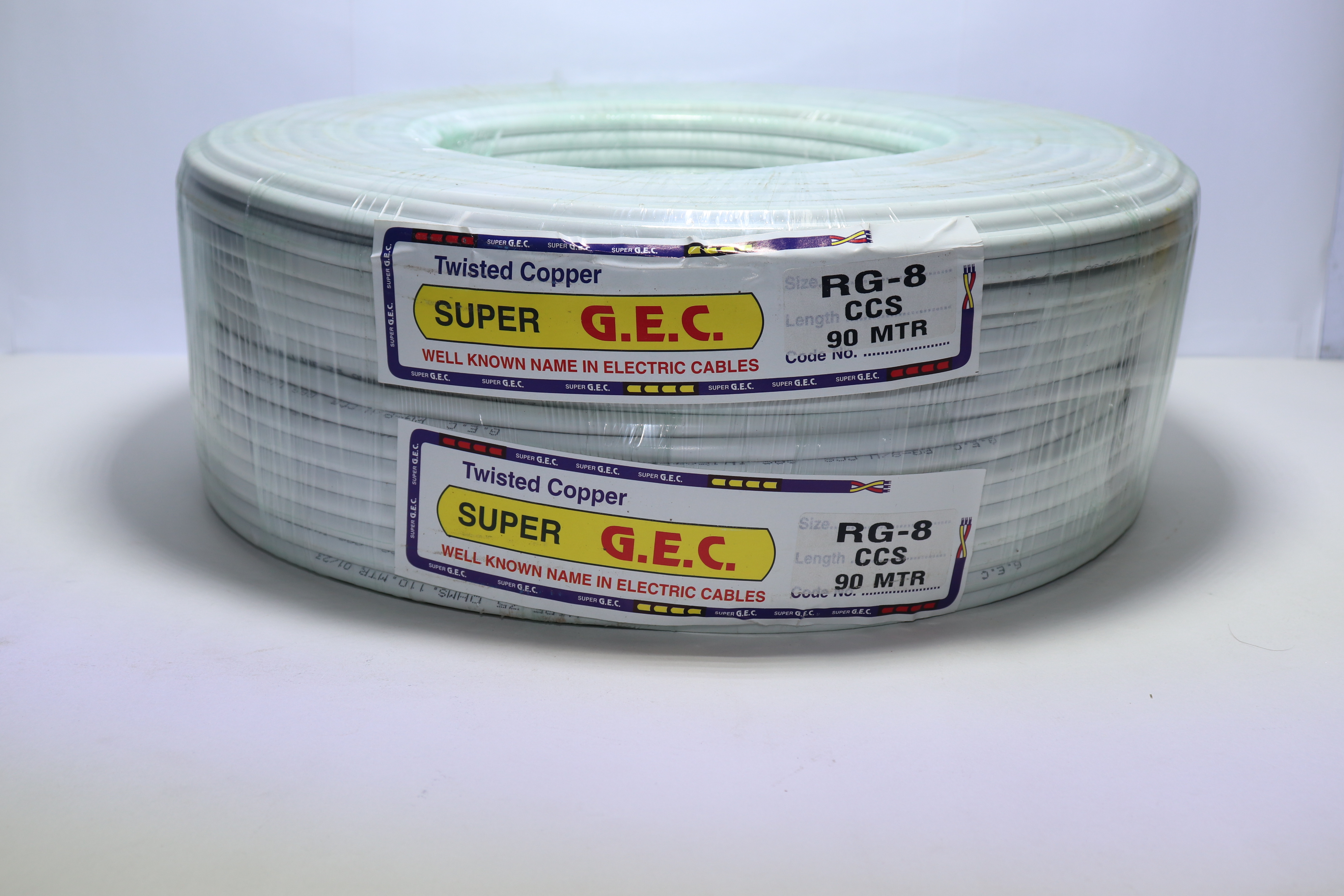 (RG 6) Dish TV Cable CCS 90 MTR White