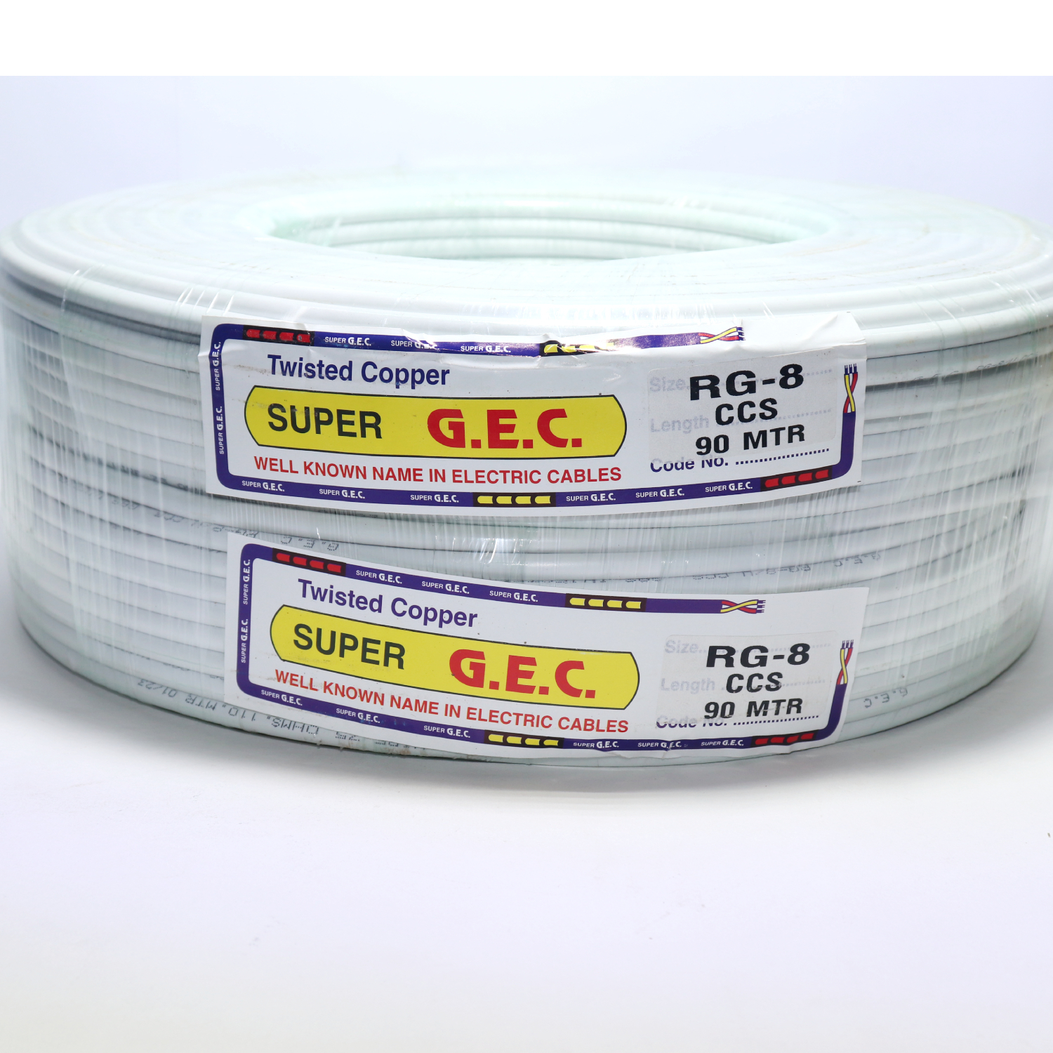 (RG 6) Dish TV Cable CCS 90 MTR White