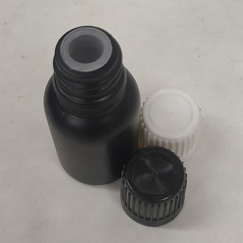 15Ml Black Mat Color Glass Bottle With Euro Cap Capacity: 15 Milliliter (Ml)