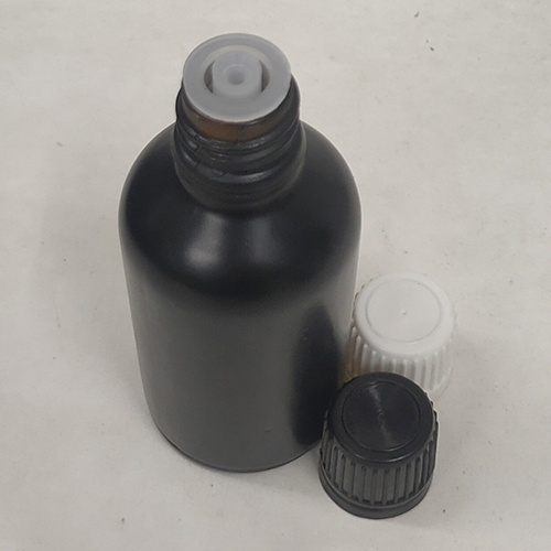 50Ml Black Mat Bottle With Euro Cap And Nozzle Plug Capacity: 50 Milliliter (Ml)