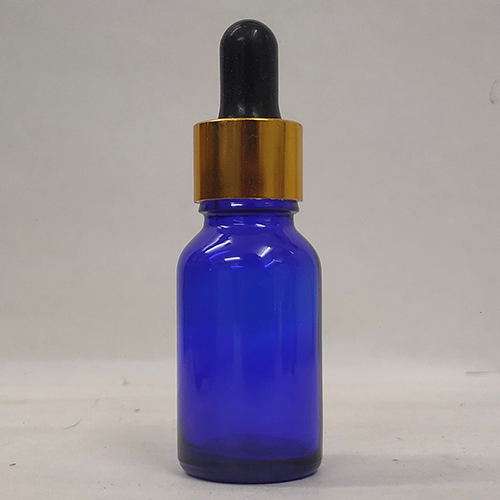 15Ml Blue Glossy Glass Bottle With Dropper Capacity: 15 Milliliter (Ml)