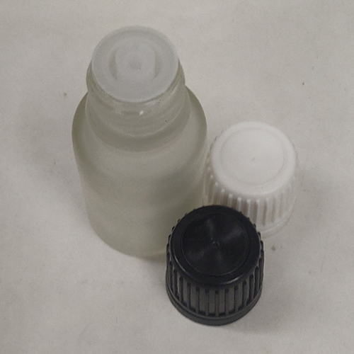 10 Ml Transparent Frosted Glass Bottle With Euro Cap Sealing Type: Easy Open End