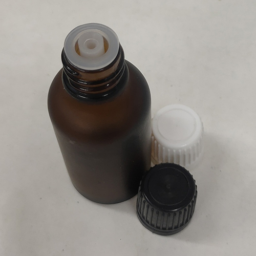 30Ml Amber Frosted Glass Bottle With Euro Cap And Nozzle Plug Capacity: 30 Milliliter (Ml)
