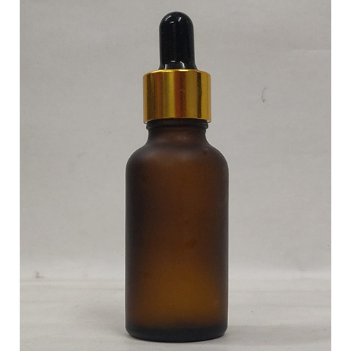 30Ml Amber Frosted Glass Bottle With Dropper Capacity: 30 Milliliter (Ml)