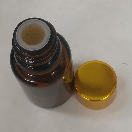 10Ml Amber Glass Bottle With Golden Cap Capacity: 10 Milliliter (Ml)