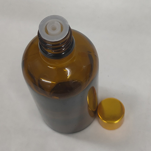 100Ml Amber Glass Bottle With Golden Cap Capacity: 100 Milliliter (Ml)