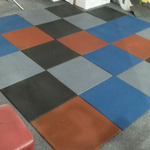 Interlocking Rubber Tiles - Color: As Per Requirement