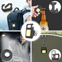 Mitsico Cob Keychain Light With 3 Modes, Pocket Bright Light For Travel 