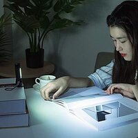 Groeien Flashlight Plus Desk Lamp with Zoom Torch Light with 3 Modes Adjustable for Emergency Lights