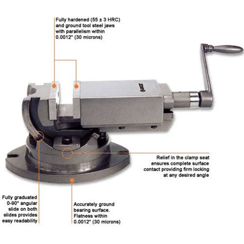 Angular Machine Vices - Super Precision