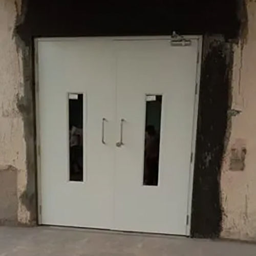 Galvanized Steel Fire Rated Double Leaf Door