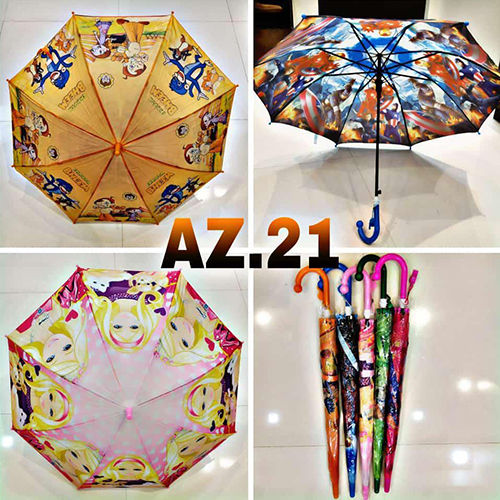 Az-21 45cm Polyster Umbrella - Color: As Per Requirment