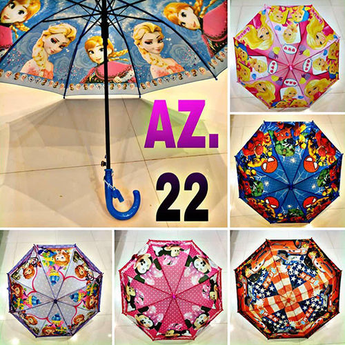 Az-22 50Cm Polyster  Umbrella - Color: As Per Requirment