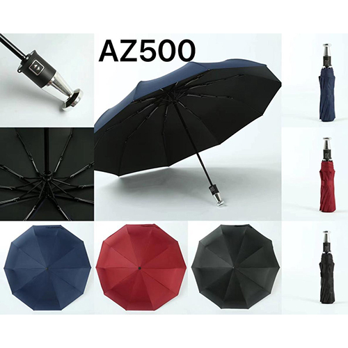 AZ-500 3 Fold 10K RR Logo Umbrella