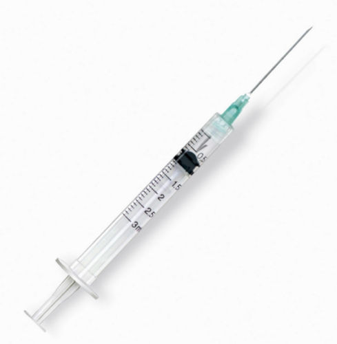 Disposable Syringe - Color: White