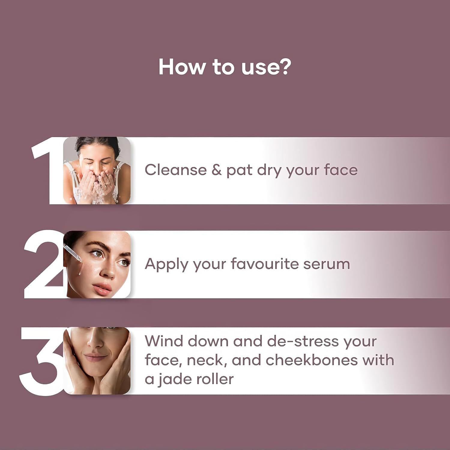 STONE FACIAL ROLLER WITH STONE