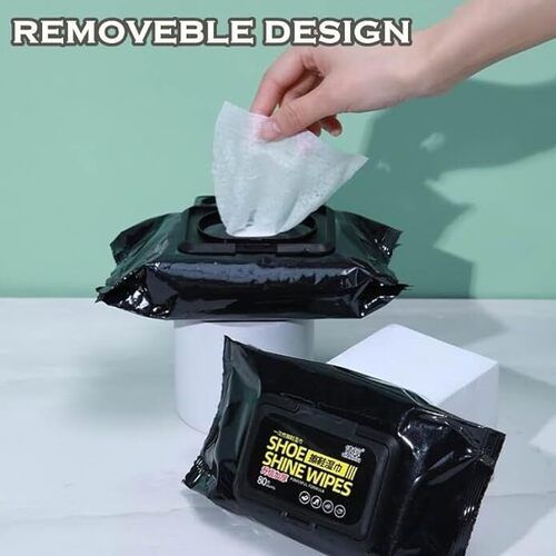 NAVMAV Portable Shoe Wipes Cleansing Dirt & Stain Remover for Sneakers Quickly Wipes Kits