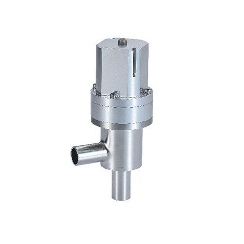 Silver Pneumatic Angle Poppet Valves