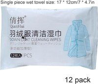 Down Coat Cleaning Wet Wipes, Downwear Wash Free Cleaning Wipes, Wet Wipes for Down Jacket Dirt Quickly, Garment Stain Removal Cleaning Wipes Falbiro