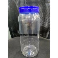 Round Shape Clear Plastic Pet Jars