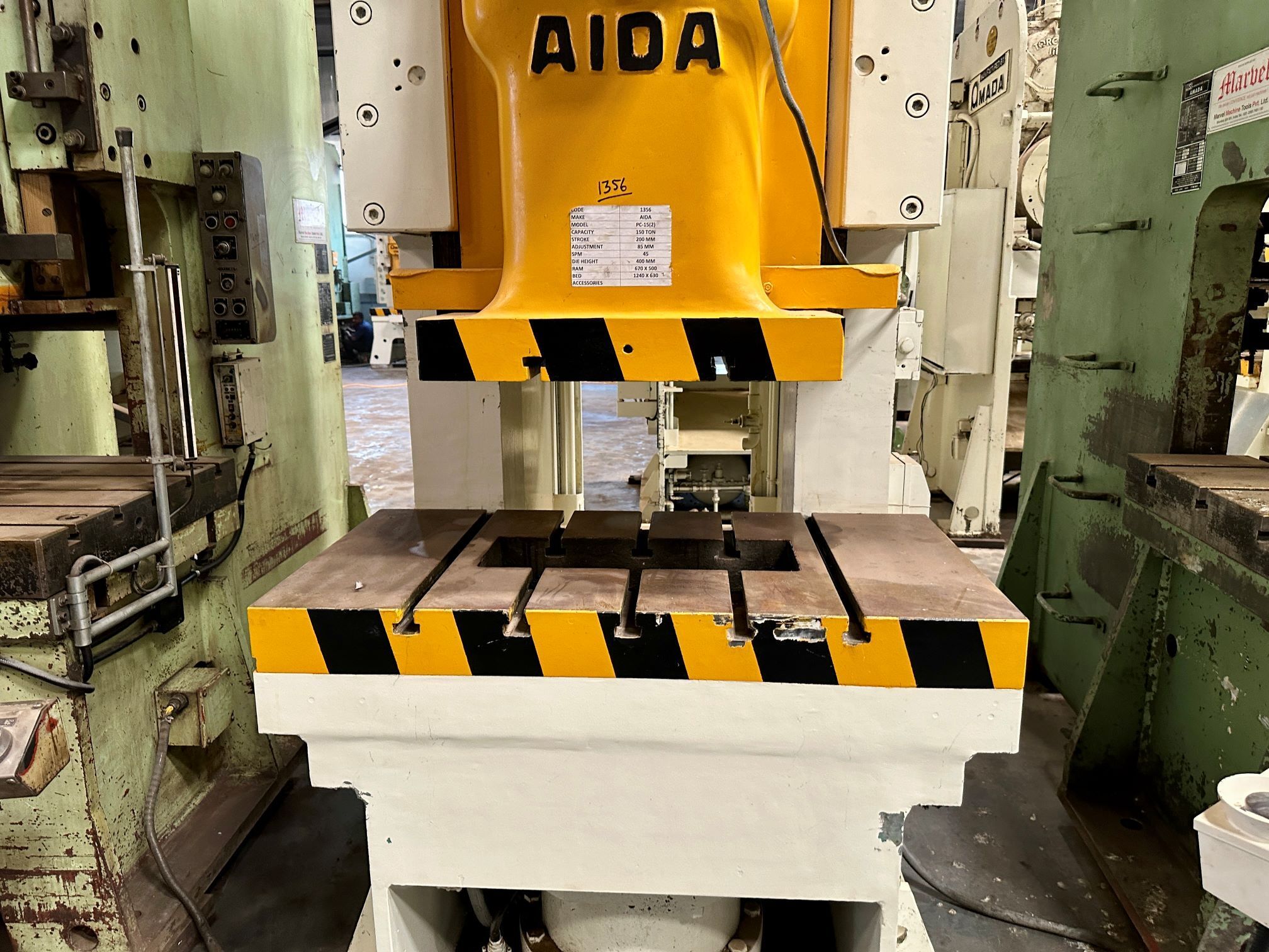 1356 AIDA C Frame Single Crank Press