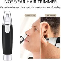 Latest 3 in 1 Nose Hair Trimmer Professional Painless Eyebrow Trimmer for Men and Women Battery-Operated Dual-Edge Blades